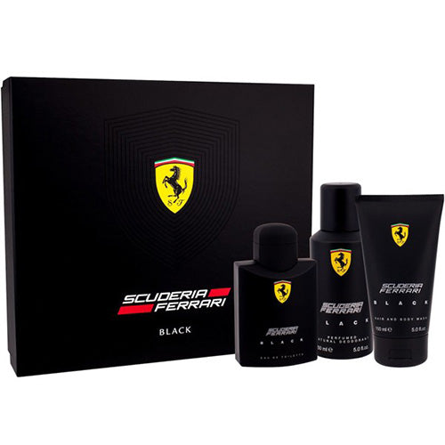 Ferrari Black 125ML + 150ML Body Wash + 150 ML Deo