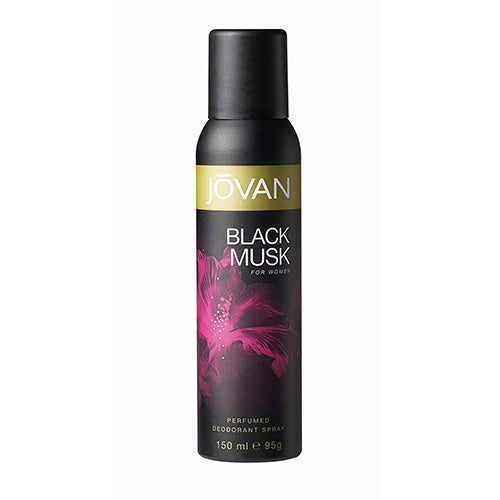 Jovan Black Musk Womens 150ML Deo Spray