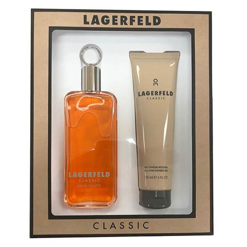 Lagerfeld 150ML EDT + 150ML Shower Gel