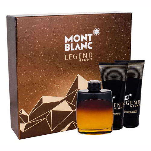 Mont Blanc Legend Night 100ML + 100ML ASB + 100ML SG