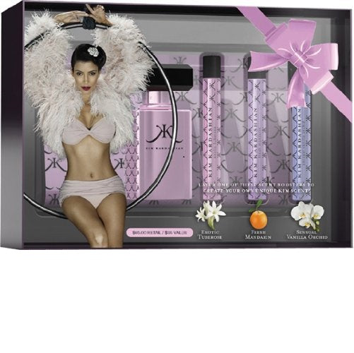 Kim Kardashian Signature 30ML EDP + Exotic Tuberose + Fresh Mandarin + Sensual Vanilla Orchid 10ML Each Rollerball