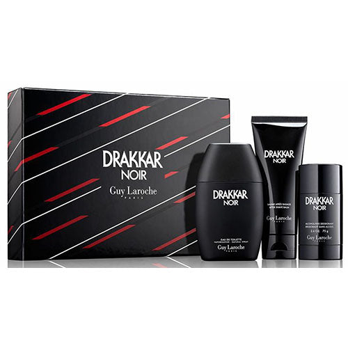 Drakkar Noir 100ml EDT + 100ml Aftershave Balm + 75gm Deo