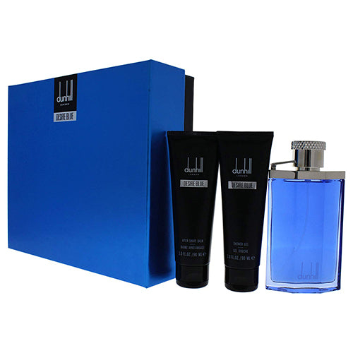Dunhill Desire Blue 100ml EDT + 90ML Shower Gel + 180ML Body Spray