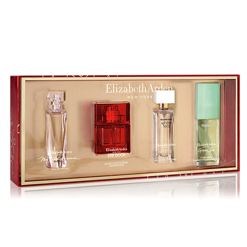 Elizabeth Arden Green Tea + My 5TH Ave + Red Door + Sunflowers 10ML Each Mini Set