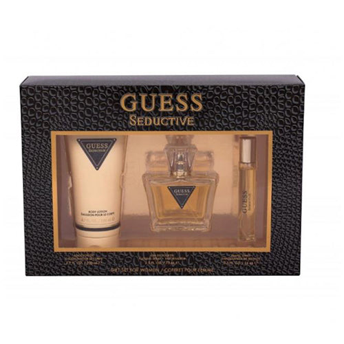 Guess Seductive 75ml EDT + 200ML Body Lotion + 15ML Travel Spray