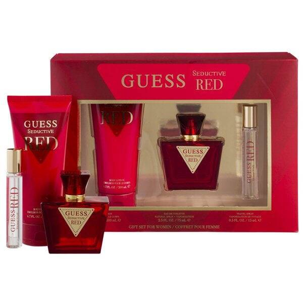 Guess Seductive Red 75ML EDT + 200ML Body Lotion +  15ML EDT