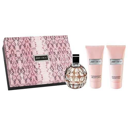 Jimmy Choo 100ml EDP + 100ml Body Lotion + 100ml Shower Gel