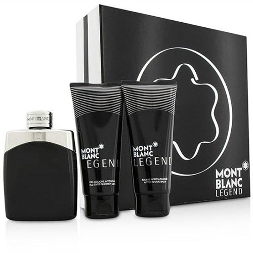 Mont Blanc Legend 100ml EDT + 100ml Shower Gel + 100ml After Shave Balm