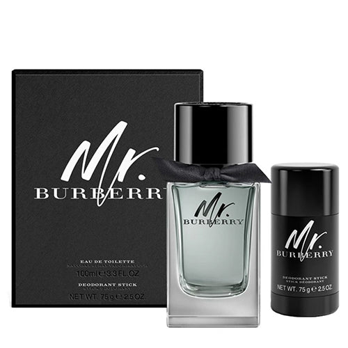 Mr Burberry 100ML EDT + 75ML Deo Stick