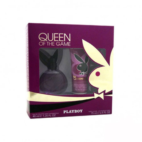 Playboy Queen of game 40ML EDT + 75ML Body Lotion