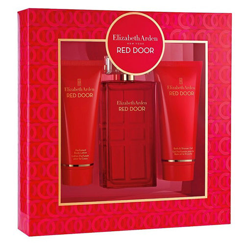 Red Door 100ML EDT + 100ML Body Lotion + 100 ML Shower Gel