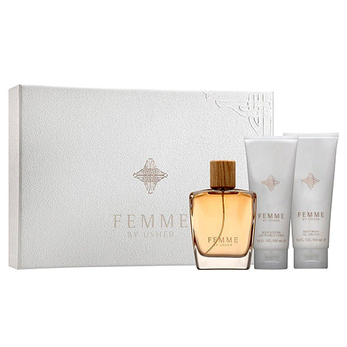 Usher Femme 100ML EDP + 100ML Body lotion + 100ML Shower Gel