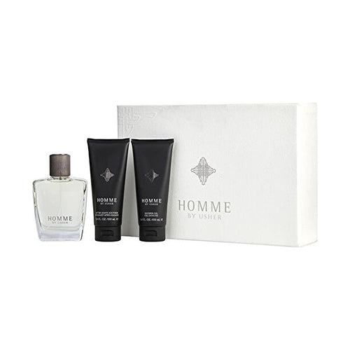 Usher Homme 100ML EDT + 100ML Aftershave Soother+ 100ML Shower Gel