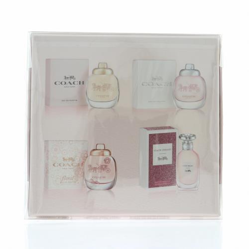 Coach 4 X 4.5ml Mini Set For Women: Coach EDP+ Coach EDT+ Floral EDP + Dreams EDP