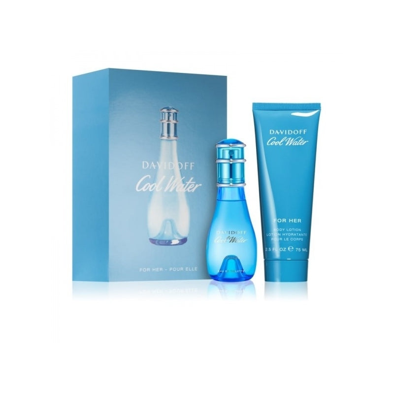 Cool Water 30ml EDT + 75ml Body Lotion